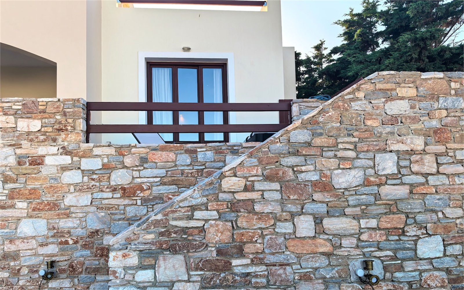 Exterior of PetraCasa luxury villa, Azolimnos Syros