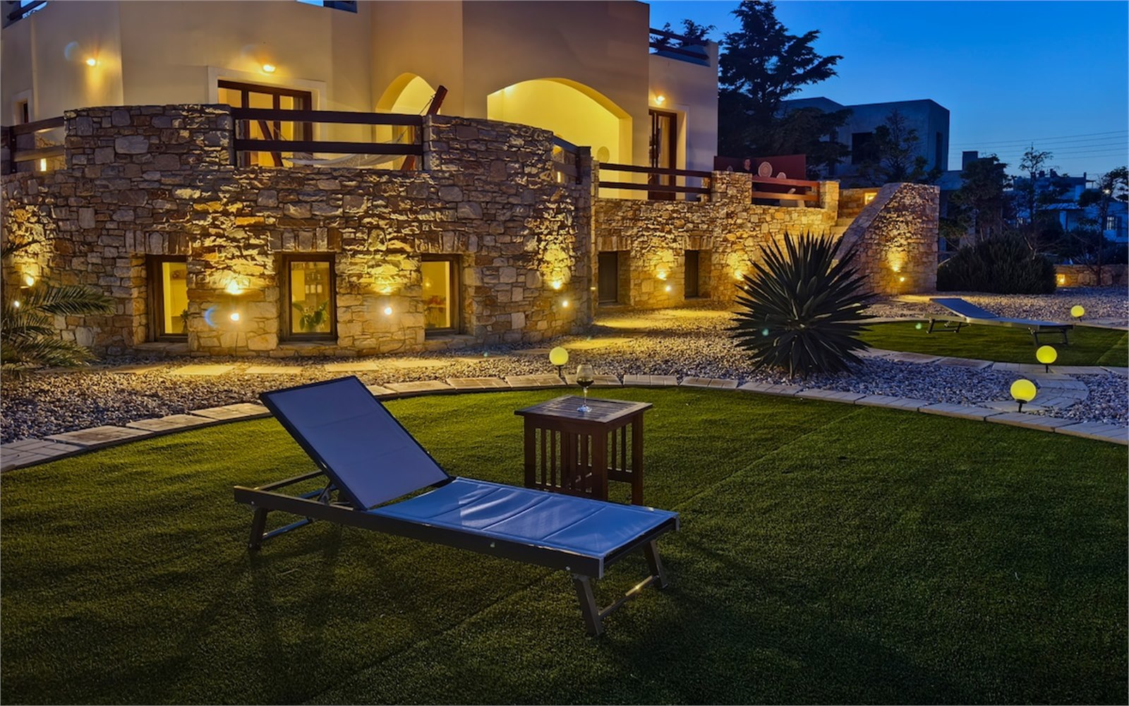 Exterior of PetraCasa luxury villa, Azolimnos Syros