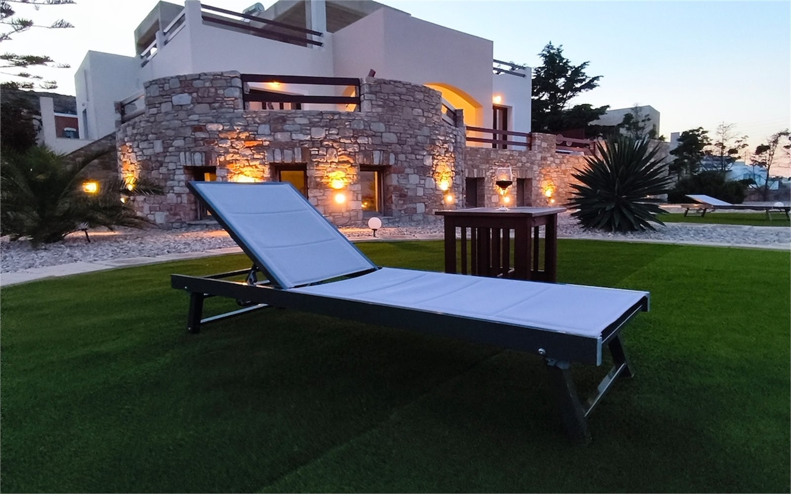 Exterior of PetraCasa luxury villa, Azolimnos Syros