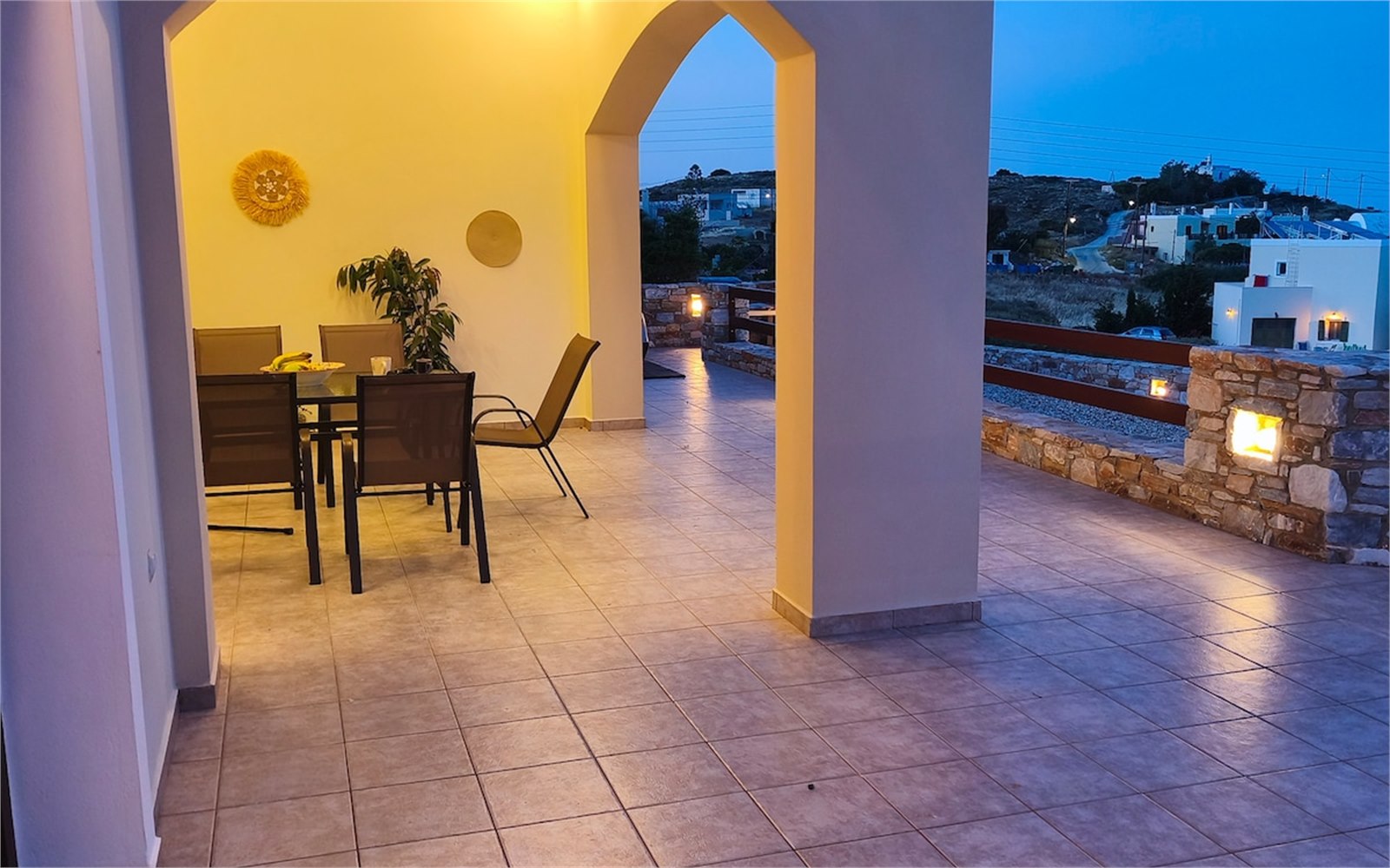 Exterior of PetraCasa luxury villa, Azolimnos Syros