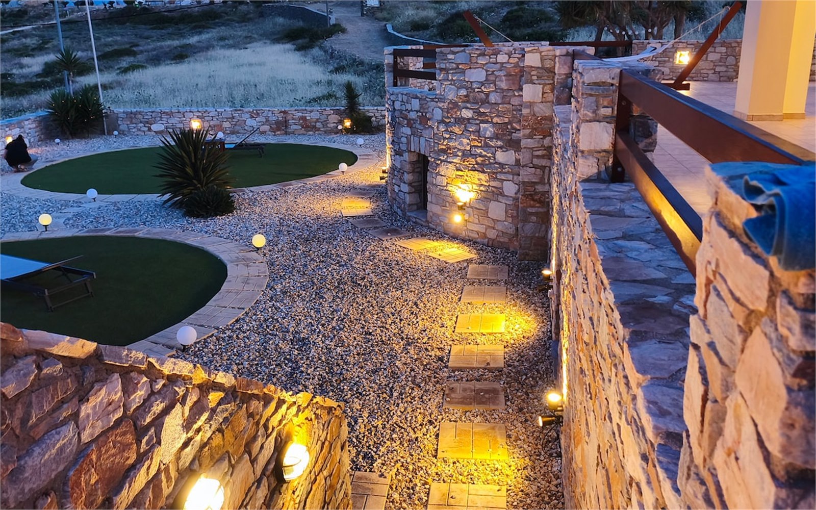 Exterior of PetraCasa luxury villa, Azolimnos Syros