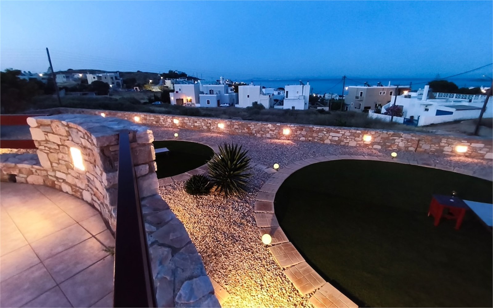 Exterior of PetraCasa luxury villa, Azolimnos Syros