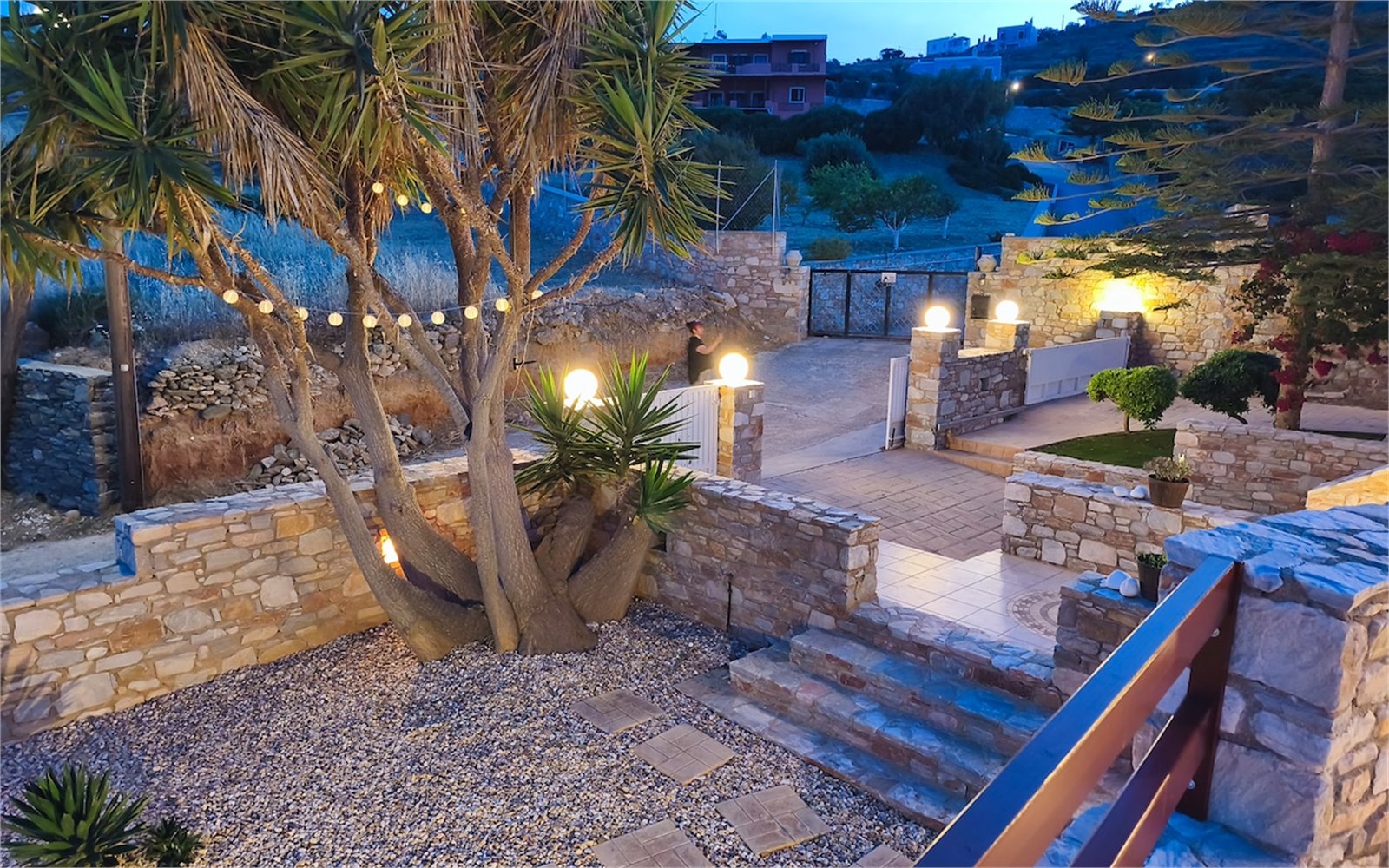 Exterior of PetraCasa luxury villa, Azolimnos Syros