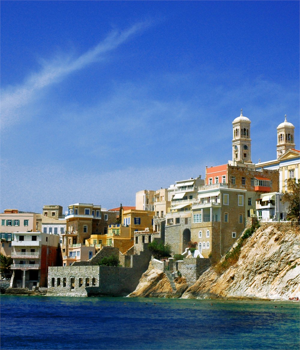 Church of Agios Nikolaos and the Vaporia quarter, Ermoupolis Syros