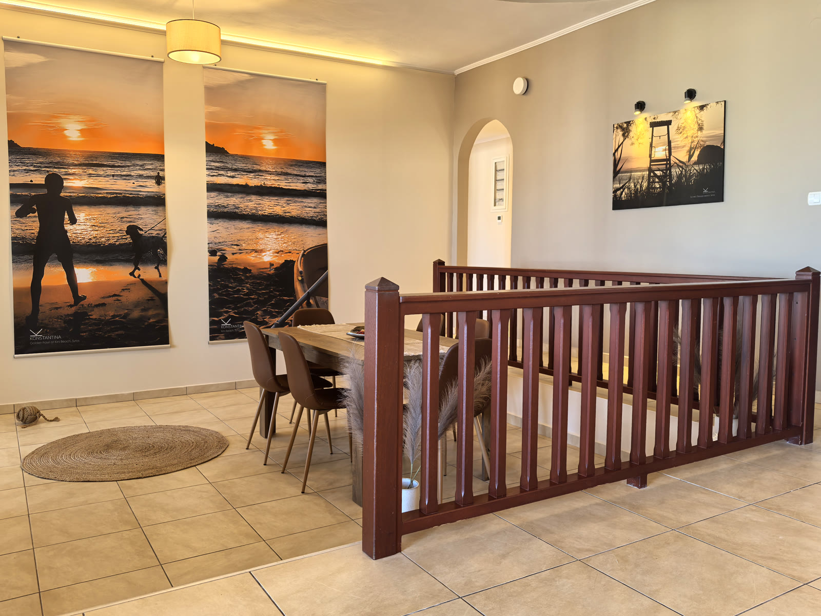 Long-stay dining at a Syros villa — digital nomad life on the island